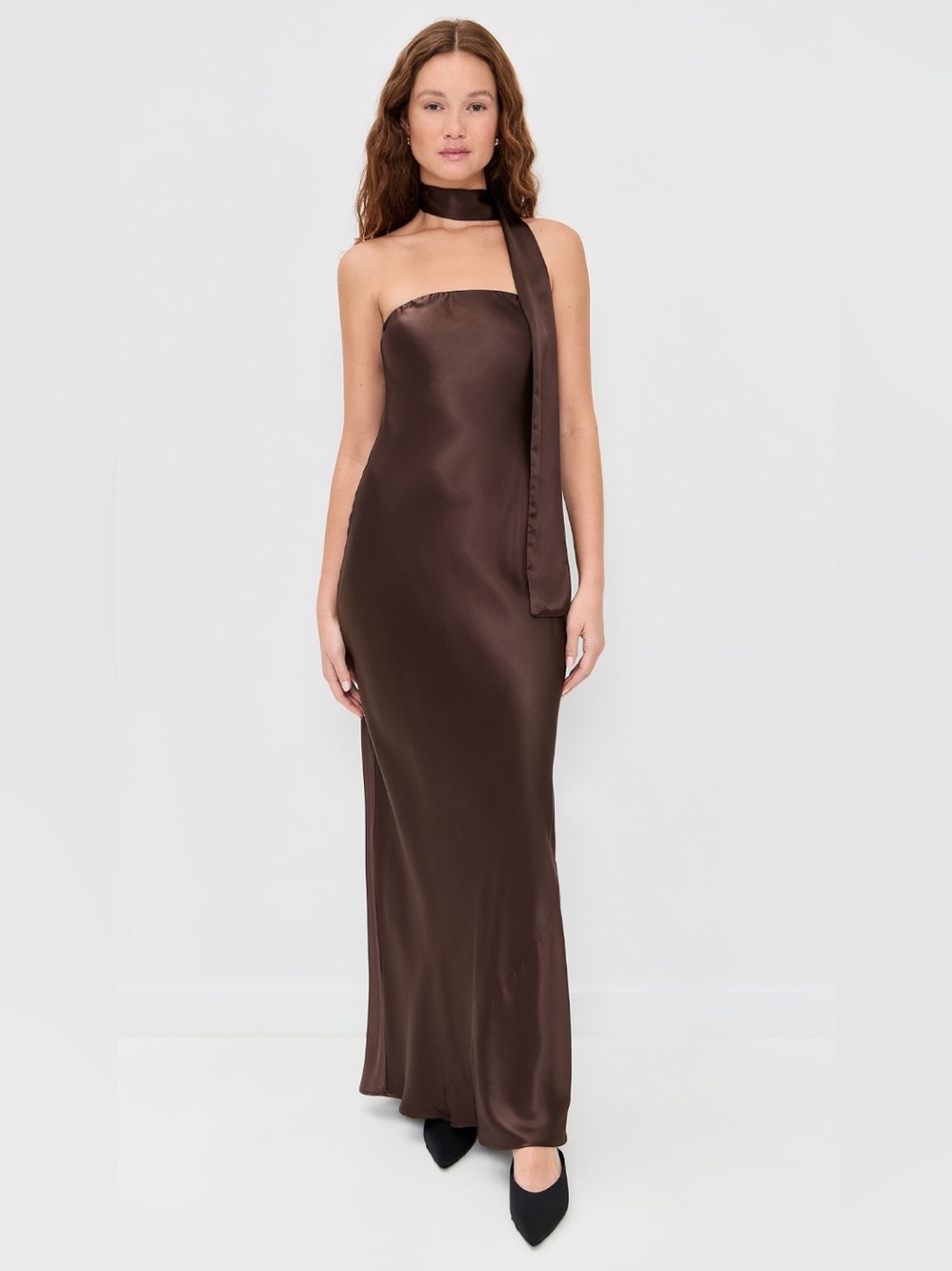 Reformation Oren Silk Dress